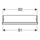 Geberit Armoire miroir One 60x90x15 cm, avec ComL, 1 porte, à gauche, blanc/alu pb