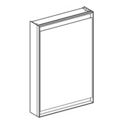 Geberit Armoire miroir One 60x90x15 cm, avec ComL, 1 porte, à gauche, blanc, avec pb-2
