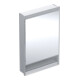 Geberit Armoire miroir One 60x90x15 cm, avec N, 1 porte, à droite, alu anodisé-1