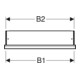 Geberit Armoire miroir One 60x90x15 cm, avec N, 1 porte, à gauche, alu anodisé.