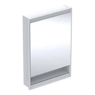 Geberit Armoire miroir One 60x90x15 cm, avec N, 1 porte, à gauche, blanc/A pb