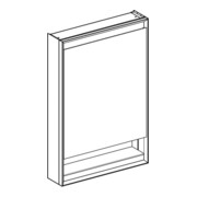 Geberit Armoire miroir One 60x90x15 cm, avec N, 1 porte, à gauche, w/A pb-2