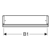 Geberit Armoire miroir One 60x90x15 cm, avec N, 1 porte, à gauche, w/A pb-4