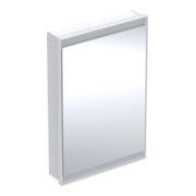 Geberit Armoire miroir One 60x90x15 cm, m ComL, 1 porte, à droite, blanc/pb