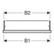 Geberit Armoire miroir One 60x90x15 cm, m ComL, 1 porte, à droite, blanc/pb