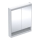 Geberit Armoire miroir One 75x90x15 cm, avec éclairage LED, 2 portes-1