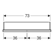 Geberit Armoire miroir One 75x90x15 cm, avec éclairage, miroir N + ComL, 2 portes-5