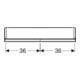 Geberit Armoire miroir One 75x90x15 cm, blanc laqué, avec ComfortLight, 2 portes.-5