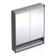 Geberit Armoire miroir One 75x90x15cm, s m/Al pb, m N + ComL, 2 portes-1