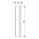 Geberit Armoire miroir One 90x90x15 cm, AL anodisé, avec ComfortL, 2 portes-4