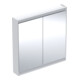 Geberit Armoire miroir One 90x90x15 cm, avec pb, avec ComfortL, 2 portes-1