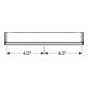 Geberit Armoire miroir One 90x90x15 cm, avec pb, avec ComfortL, 2 portes