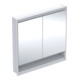 Geberit Armoire miroir One 90x90x15cm, avec éclairage LED, 2 portes-1