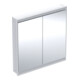 Geberit Armoire miroir One 90x90x15cm, avec pb, avec ComfortL, 2 portes-1