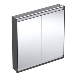 Geberit Armoire miroir One 90x90x15cm, s m/Al pb, avec ComL, 2 portes