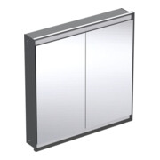 Geberit Armoire miroir One 90x90x15cm, s m/Al pb, avec ComL, 2 portes