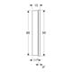 Geberit Armoire miroir One 90x90x15cm, s m/Al pb, m N + ComL, 2 portes