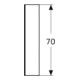 Geberit Armoire miroir Option 120x70x15 cm, avec éclairage, 3 portes-2