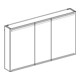 Geberit Armoire miroir Option 120x70x15 cm, avec éclairage, 3 portes