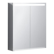 Geberit Armoire miroir Option 60x70x15mm, avec éclairage, 2 portes