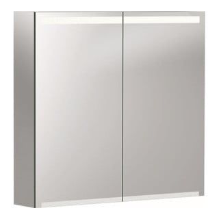 Geberit Armoire miroir Option 75x70x15mm, avec éclairage, 2 portes