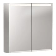 Geberit Armoire miroir Option 75x70x15mm, avec éclairage, 2 portes-1