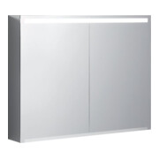 Geberit Armoire miroir Option 90x70x15mm, avec éclairage, 2 portes