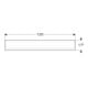 Geberit Armoire miroir Option Plus 120x70x17,2 cm, avec éclairage, 3 portes