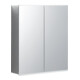 Geberit Armoire miroir Option Plus 60x70x17,2 cm, avec éclairage, 2 portes-1