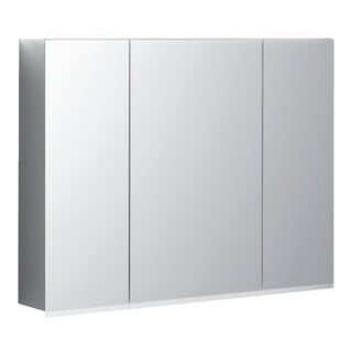 Geberit Armoire miroir Option Plus 90x70x17,2 cm, avec éclairage, 3 portes