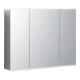Geberit Armoire miroir Option Plus 90x70x17,2 cm, avec éclairage, 3 portes-1