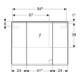 Geberit Armoire miroir Option Plus 90x70x17,2 cm, avec éclairage, 3 portes-5