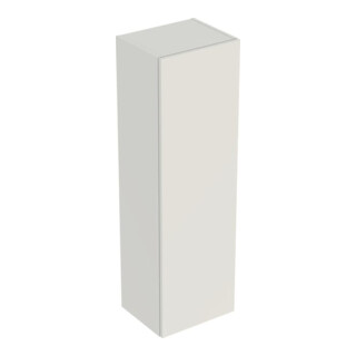 Geberit Armoire moyenne Smyle Square 36x118x29,9cm, 1 porte, gris sable brillant