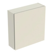 Geberit Armoire murale 45x46,7x15 cm, carrée, 1 porte, gris/satiné