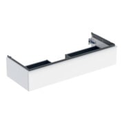 Geberit Armoire sous lavabo iCon 118,4x24,7x47,6 cm, blanc laqué brillant
