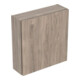 Geberit Armoire suspendue 45x46,7x15 cm, carrée, 1 porte, noyer/struc. mélaminé-1