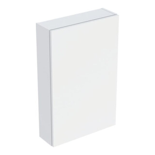 Geberit Armoire suspendue 45x70x15 cm, droite, 1 porte, blanc/magnolia laqué