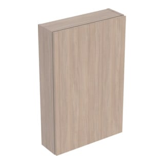 Geberit Armoire suspendue 45x70x15 cm, droite, 1 porte, chêne naturel/mélaminé structuré