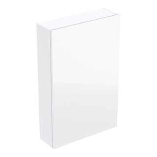 Geberit Armoire suspendue Acanto droite, 1 porte, L 45 cm, blanc laqué / blanc brillant