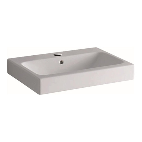Geberit Aufsatzwaschtisch iCon 60x48,5cm, we. K-Tect, m Hahnl., m ÜL