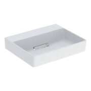 Geberit Aufsatzwaschtisch One 50x41cm, o HL + ÜL, we. matt/Bl hgl-vc