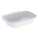 Geberit Aufsatzwaschtisch One 50x42,5cm, Schale, o HL + Ü, w ma/Bl hgl-1