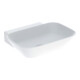 Geberit Aufsatzwaschtisch One 50x42,5cm, Schale, o Ü, w K-T., o Hahnl.-1