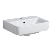 Geberit Aufsatzwaschtisch Renova Plan 45x34cm, Hahnl. mit., m ÜL, we. KeraTect