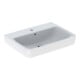 Geberit Aufsatzwaschtisch Renova Plan 65x48cm, Hahnl. mit., m ÜL, we. KeraTect-1