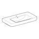 Geberit Aufsatzwaschtisch Renova Plan 90x48cm, HL mi, m Ü, Abl, we. K-Tect