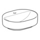 Geberit Aufsatzwaschtisch VariForm 50x40cm, m HLB, o Ü, ellipt., we. K-Tect-4