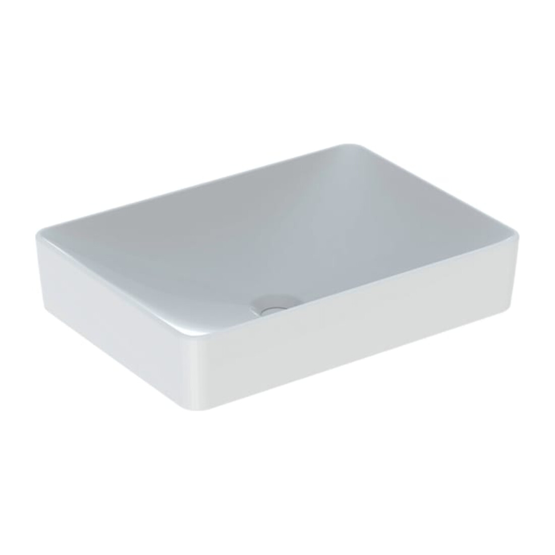 Geberit Aufsatzwaschtisch VariForm 55x40cm, o HL, o. ÜL, recht., we. K-Tect