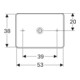 Geberit Aufsatzwaschtisch VariForm 55x40cm, o HL, o. ÜL, recht., we. K-Tect