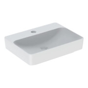 Geberit Aufsatzwaschtisch VariForm 60x45cm, m HLB, o ÜL, recht., we. K-Tect